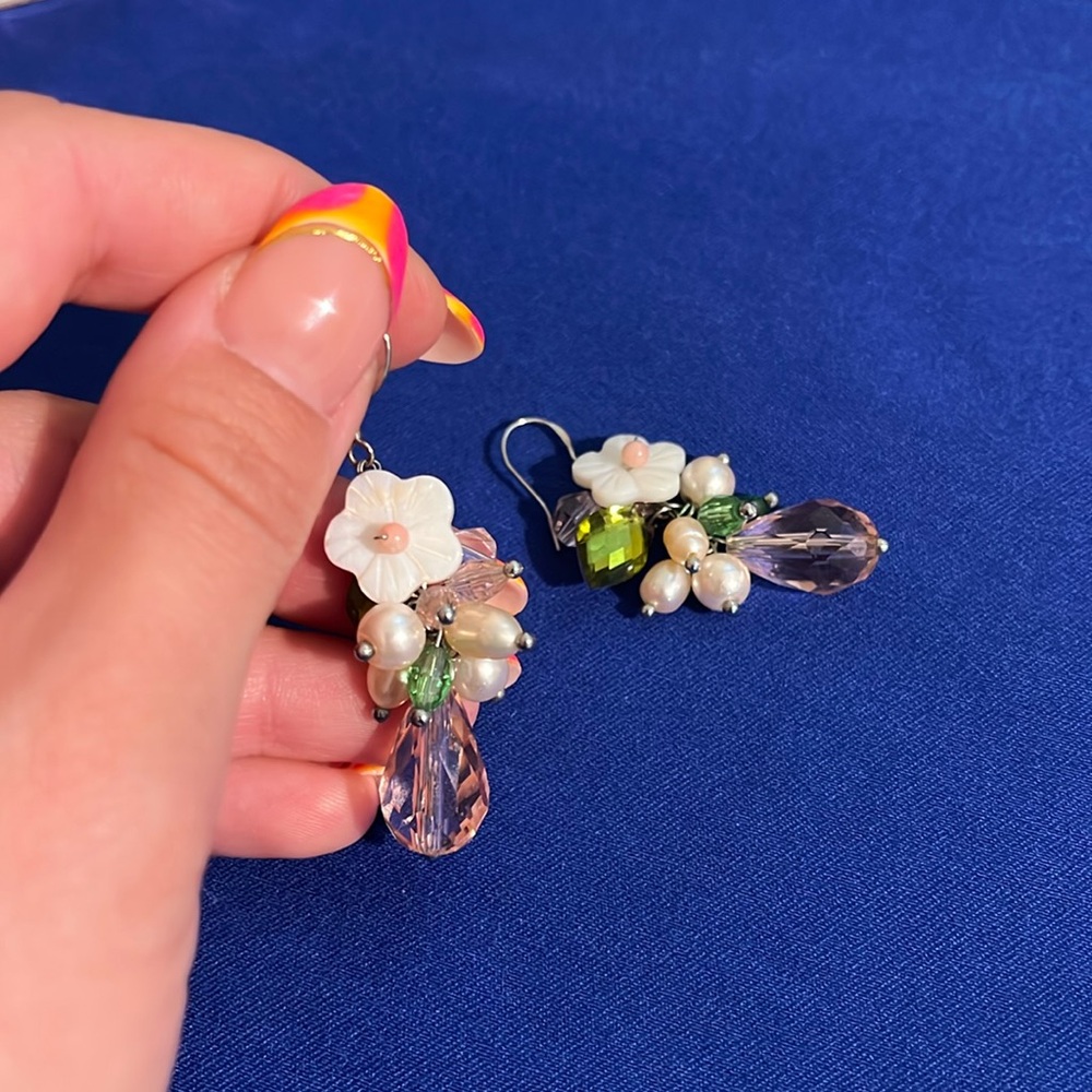 Handmade Floral earrings